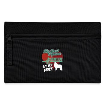 My Great Pyrenees A Heartbeat At My Feet - Pencil Case - black - Front
