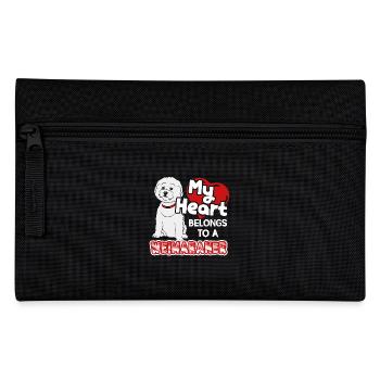 My Heart Belongs To Weimaraner - Pencil Case - black - Front