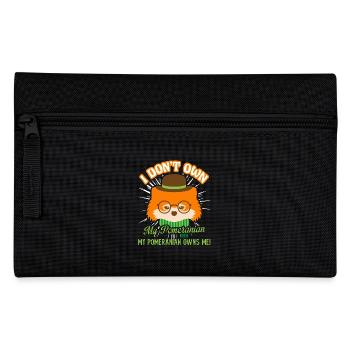 My Pomeranian Owns Me - Pencil Case - black - Front