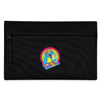 Rave Raver Techno music Techno bass Mischpult - Federtasche - Schwarz - Vorne
