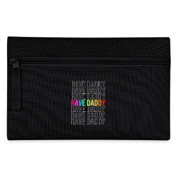 Rave Raver Techno music Techno bass Mischpult - Federtasche - Schwarz - Vorne