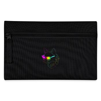 Rave Raver Techno music Techno bass Mischpult - Federtasche - Schwarz - Vorne