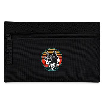Rave Raver Techno music Techno bass Mischpult - Federtasche - Schwarz - Vorne