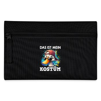 Enten Karneval DAS IST MEIN ENTEN KOSTÜM Lustiges - Federtasche - Schwarz - Vorne