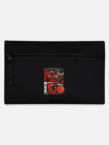 Basketball Basketballer - Federtasche - Schwarz