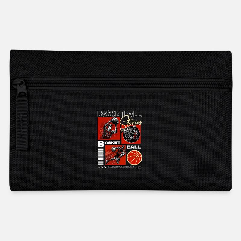 Basketball Basketballer - Federtasche - Schwarz