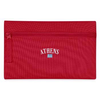 Athènes Grèce Drapeau grec Grec - Trousse - rouge - Devant