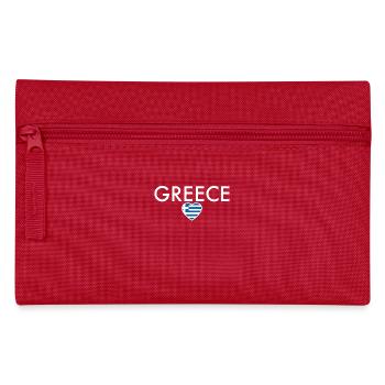 Grèce Grèce Drapeau grec Grec - Trousse - rouge - Devant