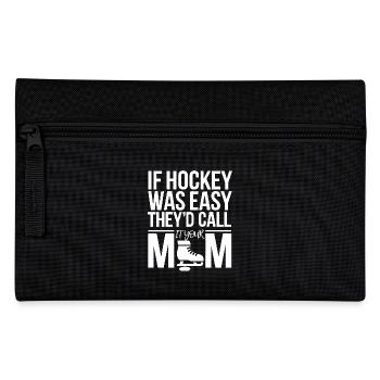 Wenn Hockey einfach wäre, würden sie es deine Mama Hockey nennen - Federtasche - Schwarz - Vorne