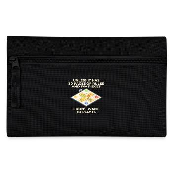 Board games for demanding strategists at 30 - Pencil Case - black - Front