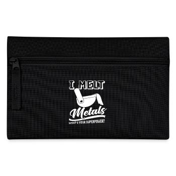 Blacksmith I Melt Metals - Pencil Case - black - Front