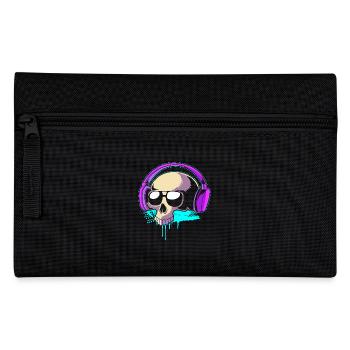 Rave Raver Techno music Techno bass Mischpult - Federtasche - Schwarz - Vorne