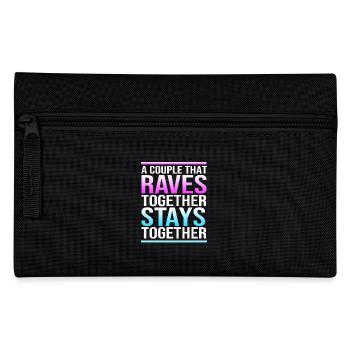 Rave Raver Techno music Techno bass Mischpult - Federtasche - Schwarz - Vorne