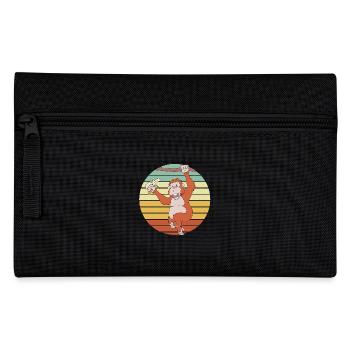 Orang Utan - Federtasche - Schwarz - Vorne