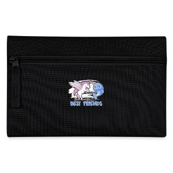 Narwhal Funny Narwhal Unicorn - Pencil Case - black - Front