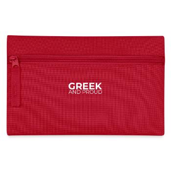 Grec et fière Grèce Grec - Trousse - rouge - Devant