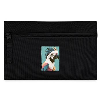 Majestic cockatoo - Pencil Case - black - Front