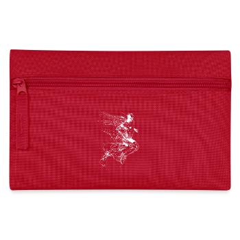 Jogger Line Art - Pencil Case - red - Front