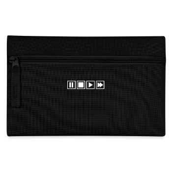 Retro Cassette Recorder TV Nostalgia - Pencil Case - black - Front