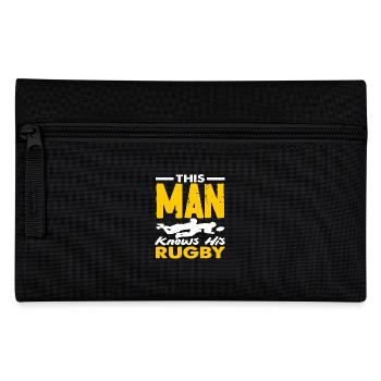 Cet homme connaît les joueurs de rugby - Trousse - noir - Devant