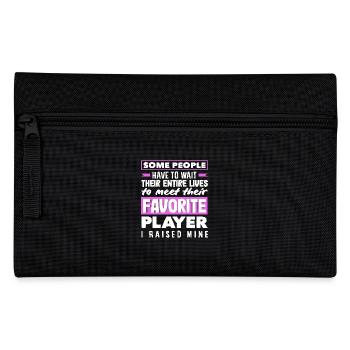 Rugby players: Favorite players raised - Pencil Case - black - Front