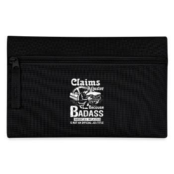 Claim Adjuster Is Not An Official Job Title - Pencil Case - black - Front