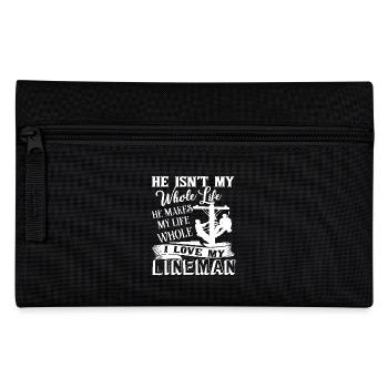 Lineman I Love My Lineman - Pencil Case - black - Front
