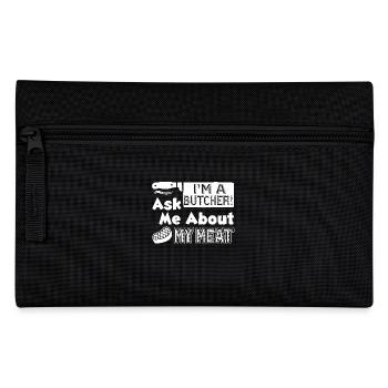Butcher Ask Butcher About Meat - Pencil Case - black - Front