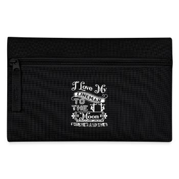 Lineman I Love My Lineman To The Moon And Back - Pencil Case - black - Front