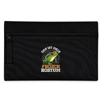 Karneval Party Frösche DAS IST MEIN FROSCHKOSTÜM - Federtasche - Schwarz - Vorne