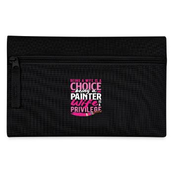 Femme Peintre Décision Privilège - Trousse - noir - Devant