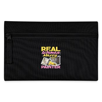 Real Women Marry Painters - Pencil Case - black - Front