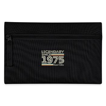 1975 Vintage Retro Geburtstagsgeschenk - Federtasche - Schwarz - Vorne