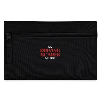 Conduire aussi me choque Citation humoristique - Trousse - noir - Devant