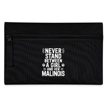Belgian Shepherd Saying Malinois Gift - Pencil Case - black - Front