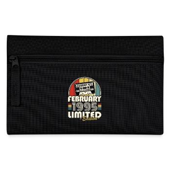 Legendary since February 1995 vintage birthday - Pencil Case - black - Front