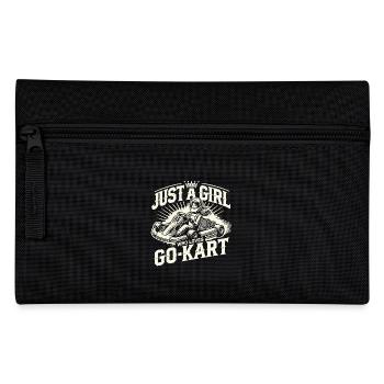 Nur Ein Mädchen, Das Go-Kart Liebt - Federtasche - Schwarz - Vorne