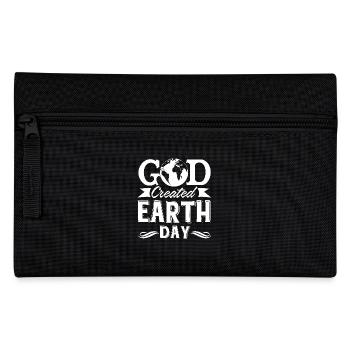 Earth Day God Created Earth Day - Pencil Case - black - Front