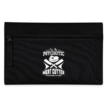 Meat Cutter Psychotic Meat Cutter - Pencil Case - black - Front
