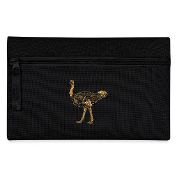 Ostrich Geometric - Pencil Case - black - Front