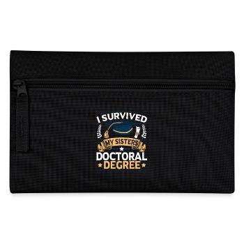 Doctorates survived doctorates - Pencil Case - black - Front