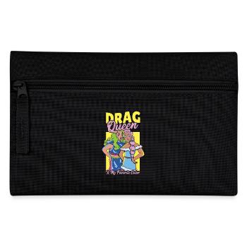 Doll Face Nachtclubs Kabaretts Drag Queen Pride - Federtasche - Schwarz - Vorne