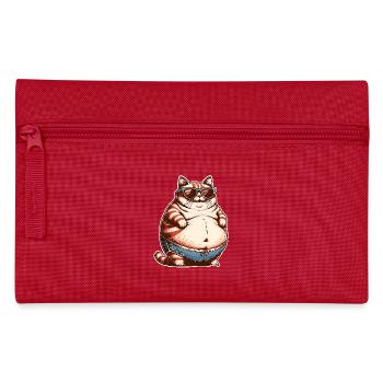 Dicke Katze - Federtasche - Rot - Vorne