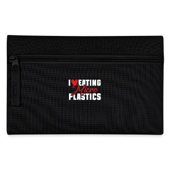 Ich Liebe Essen Von Mikroplastik - Federtasche - Schwarz - Vorne