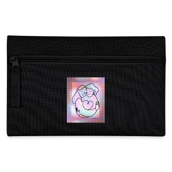 Favorite Human-Mother-Daughter-Sister-Girlfriend - Pencil Case - black - Front