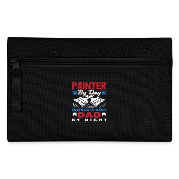 Peintre le jour Meilleur papa la nuit - Trousse - noir - Devant