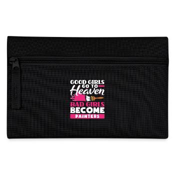Good Girls Heaven Bad Girls Painters - Pencil Case - black - Front