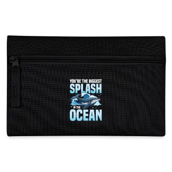 You're The Biggest Splash In The Ocean - Federtasche - Schwarz - Vorne