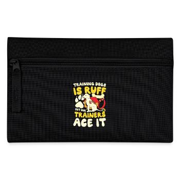 Training Dogs Is Ruff But Our Trainers Ace - Pencil Case - black - Front
