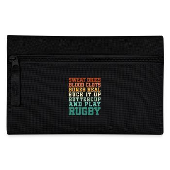 Sweat Dries Blood Clots Bones Heal - Pencil Case - black - Front